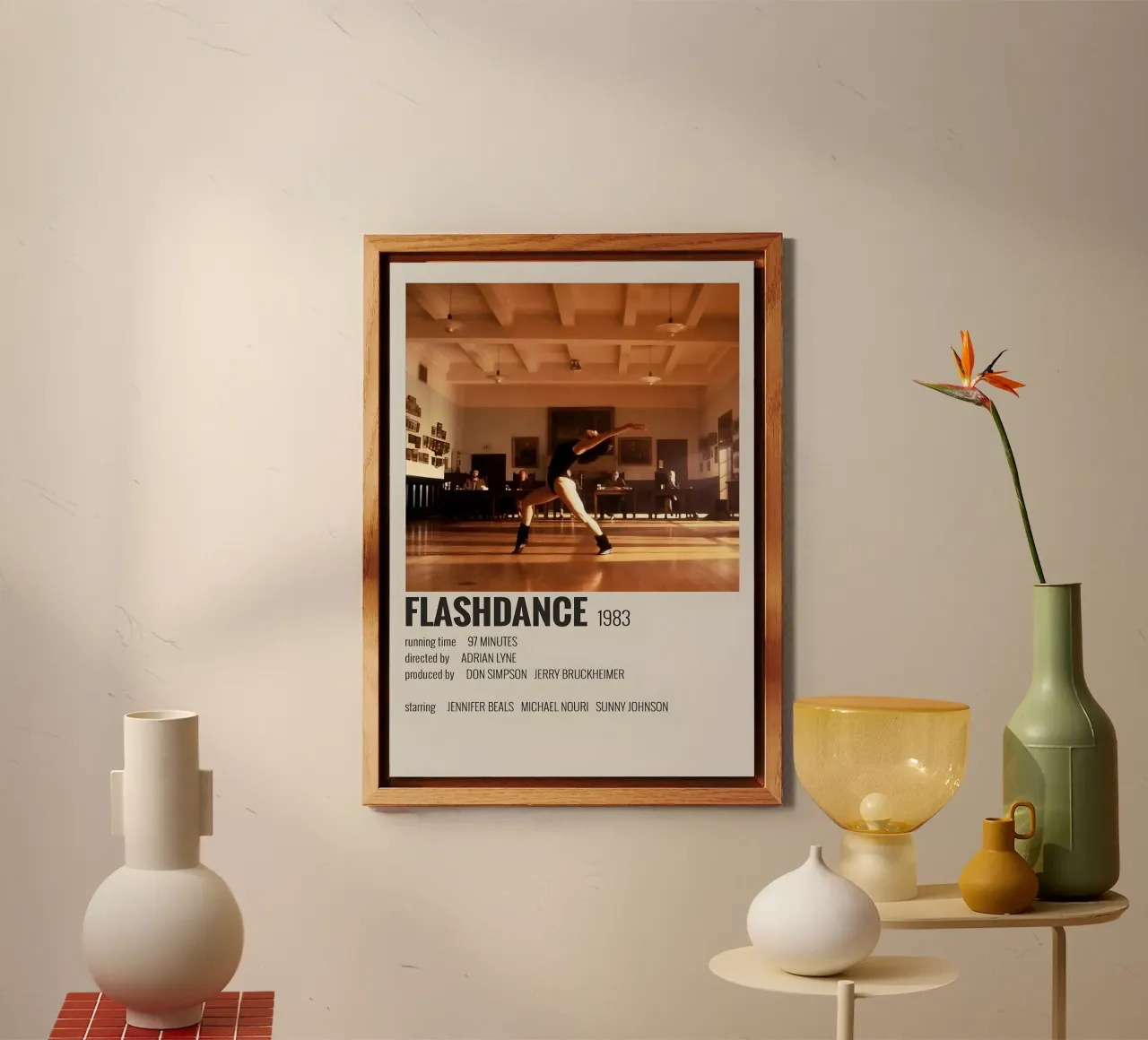 FLASHDANCE 1983 alluminio dibond da MVFminimalist