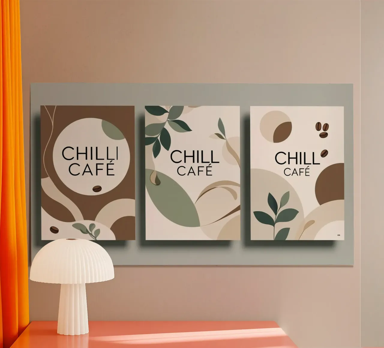 decorazione delle bevande poster con telaio in legno da cofa home