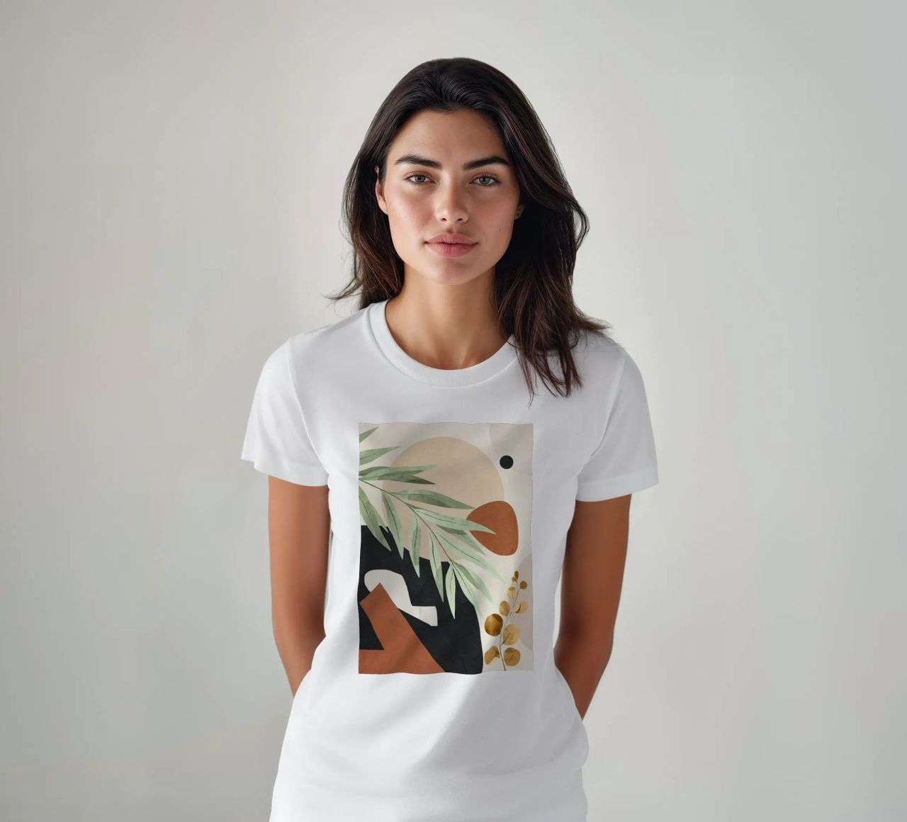 Branches and Leaves in an Abstraction 01 t-shirt da cityart