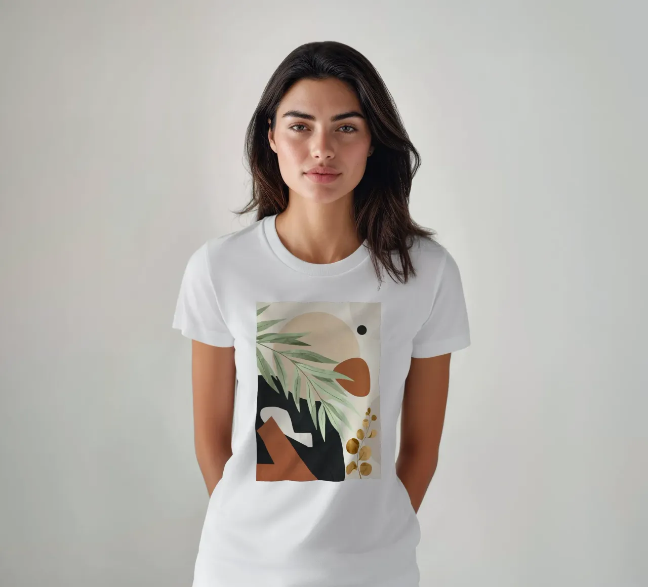 Branches and Leaves in an Abstraction 01 t-shirt da cityart