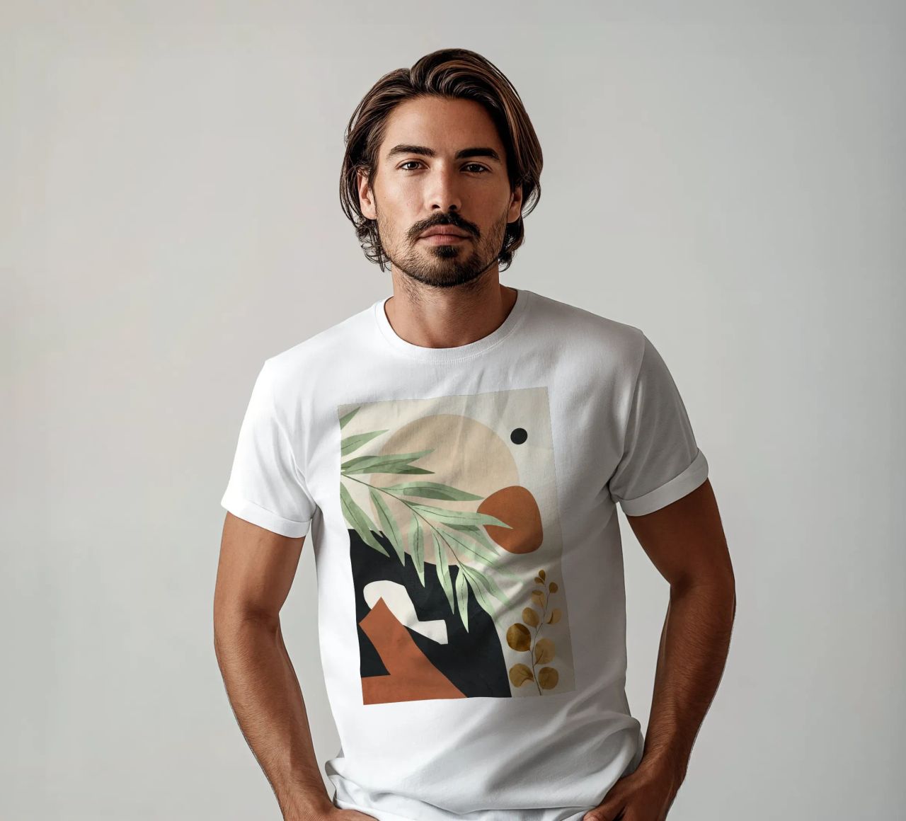 Branches and Leaves in an Abstraction 01 t-shirt da cityart