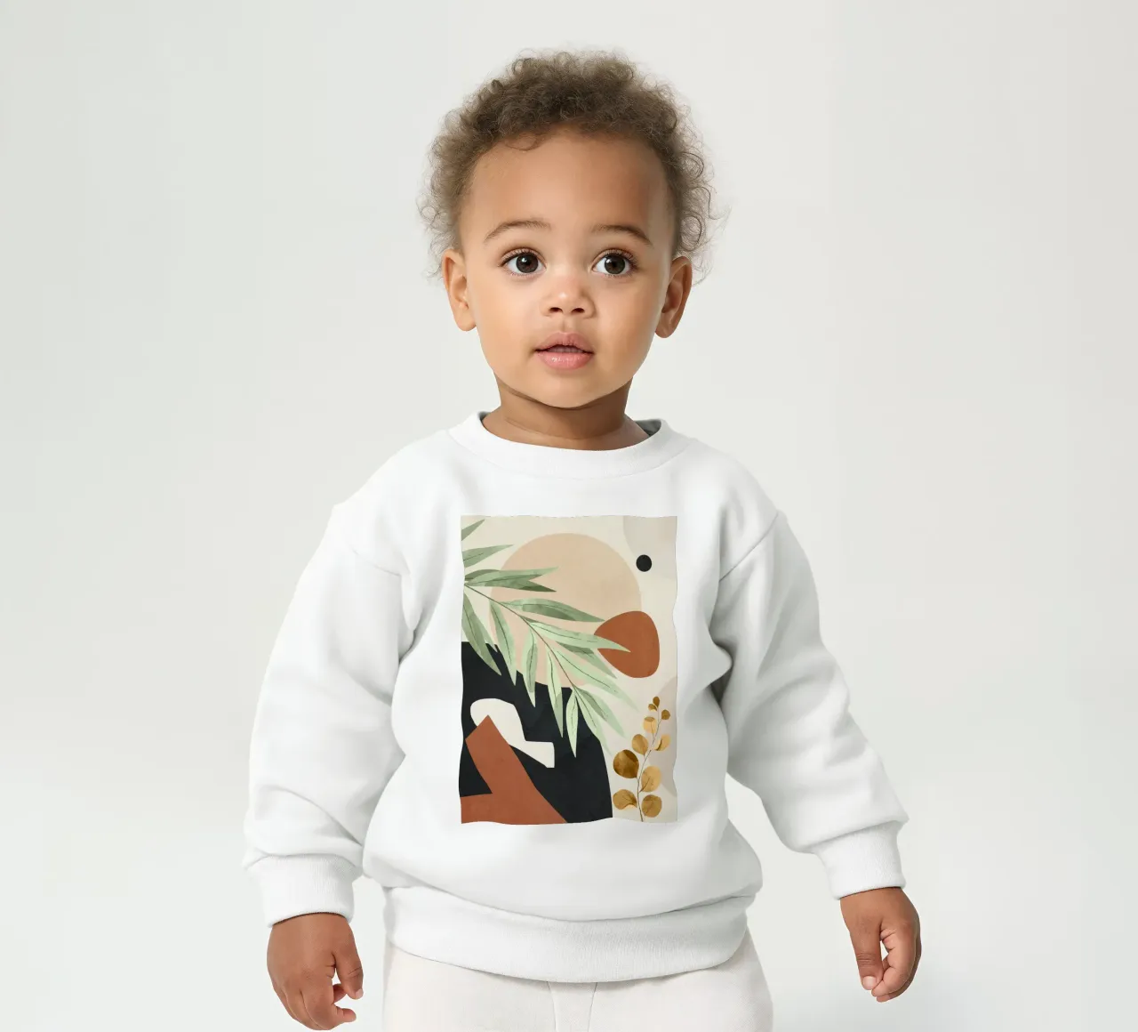 Branches and Leaves in an Abstraction 01 Baby Sweatshirt von cityart