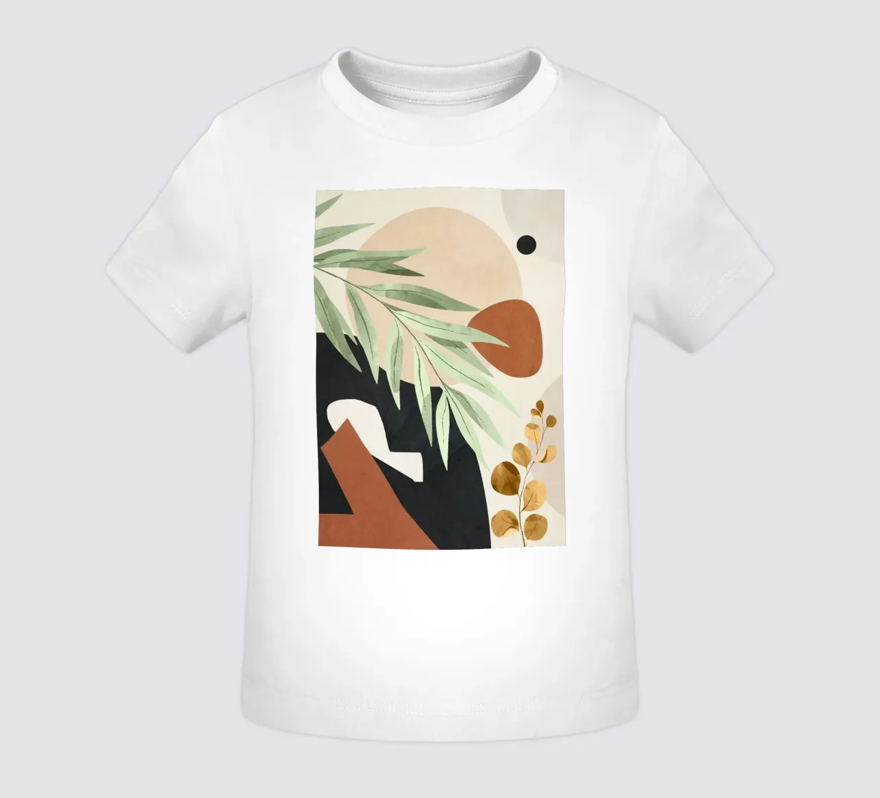 Branches and Leaves in an Abstraction 01 t-shirt pour bébé de cityart