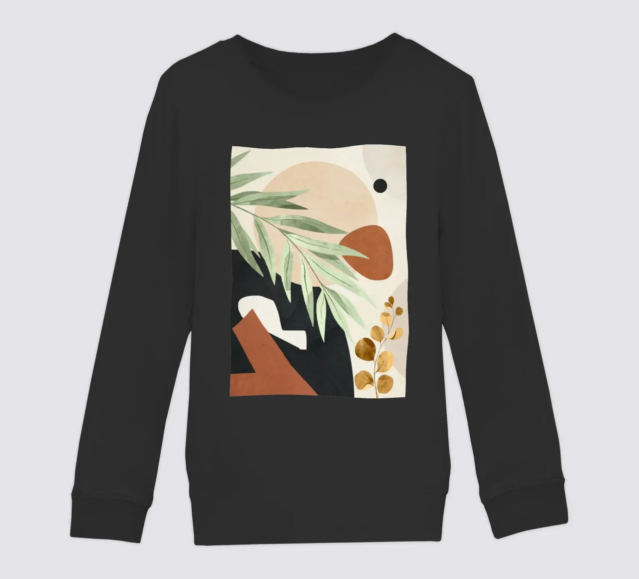 Branches and Leaves in an Abstraction 01 felpa bambino da cityart