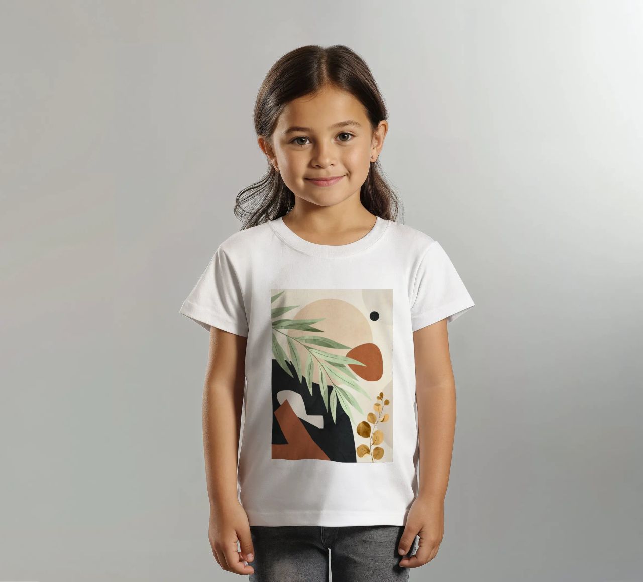 Branches and Leaves in an Abstraction 01 t-shirt bambini da cityart