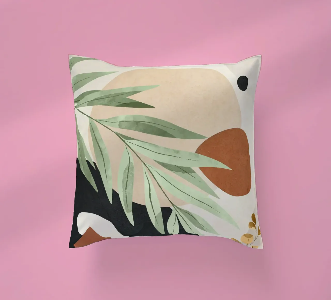 Branches and Leaves in an Abstraction 01 coussin de cityart