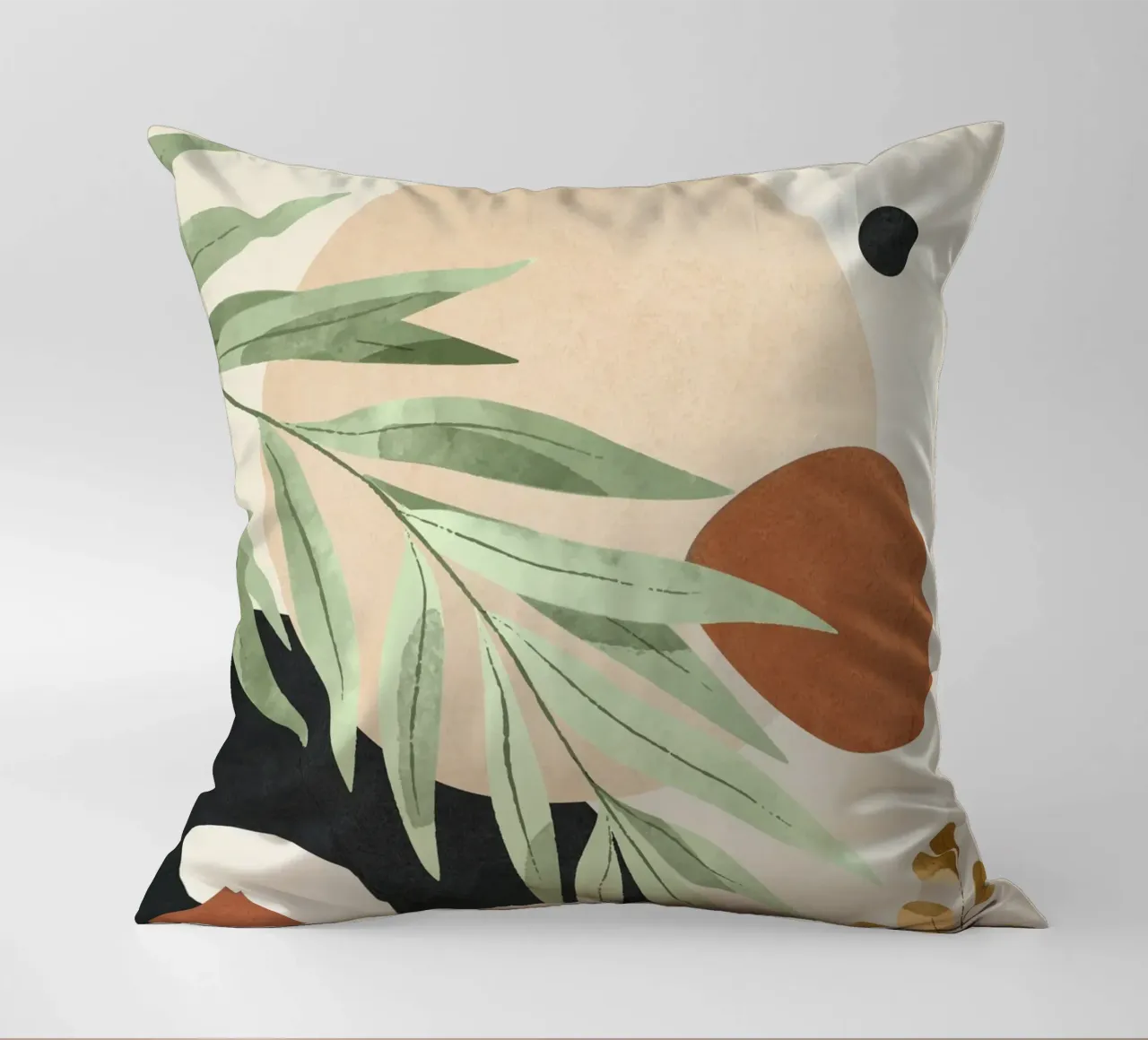 Branches and Leaves in an Abstraction 01 coussin de cityart