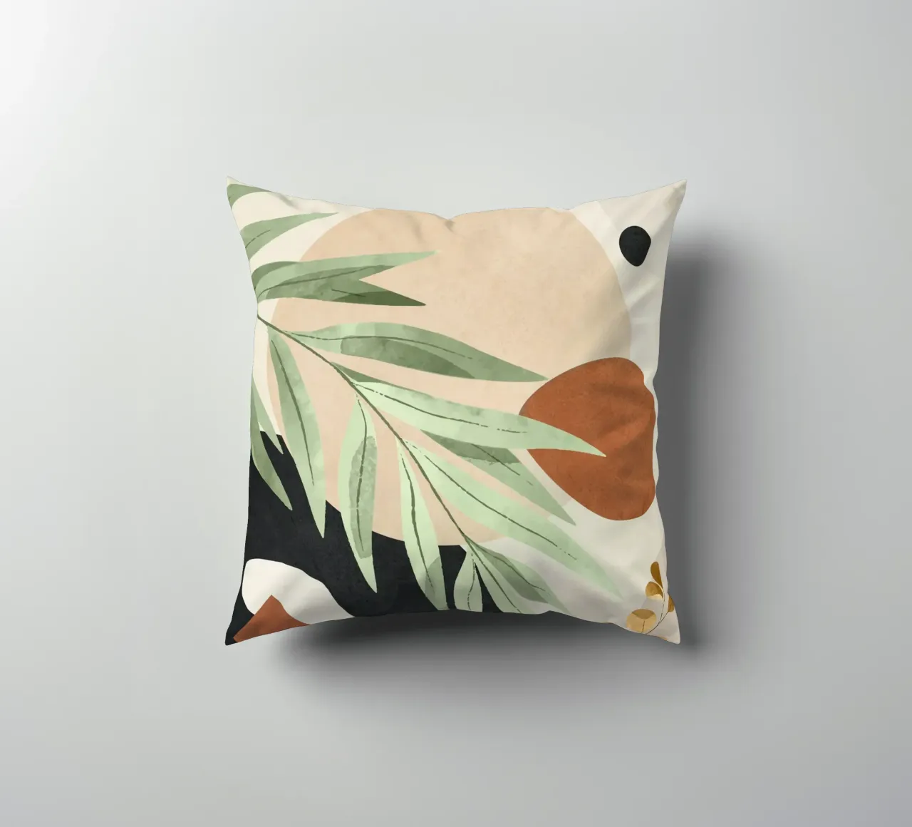 Branches and Leaves in an Abstraction 01 coussin de cityart