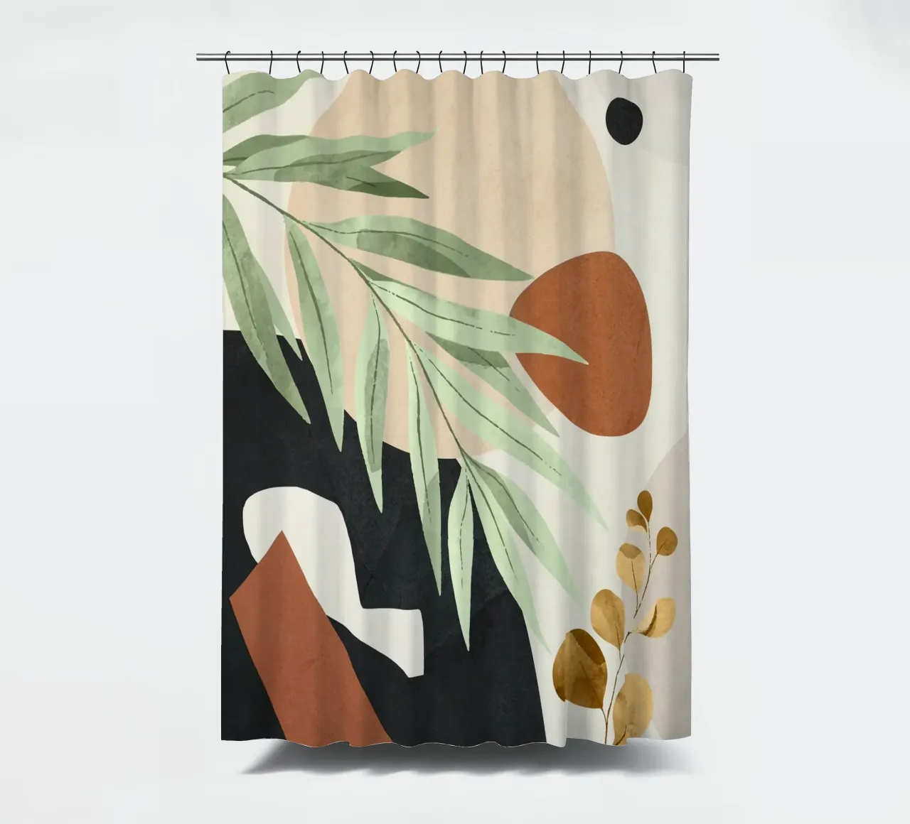 Branches and Leaves in an Abstraction 01 tenda da doccia da cityart