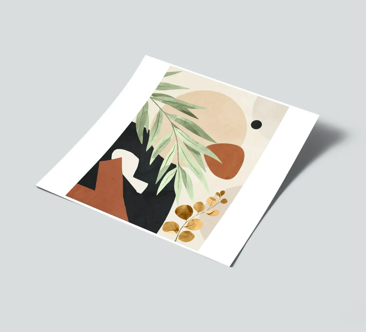 Branches and Leaves in an Abstraction 01 foglio adesivo da cityart