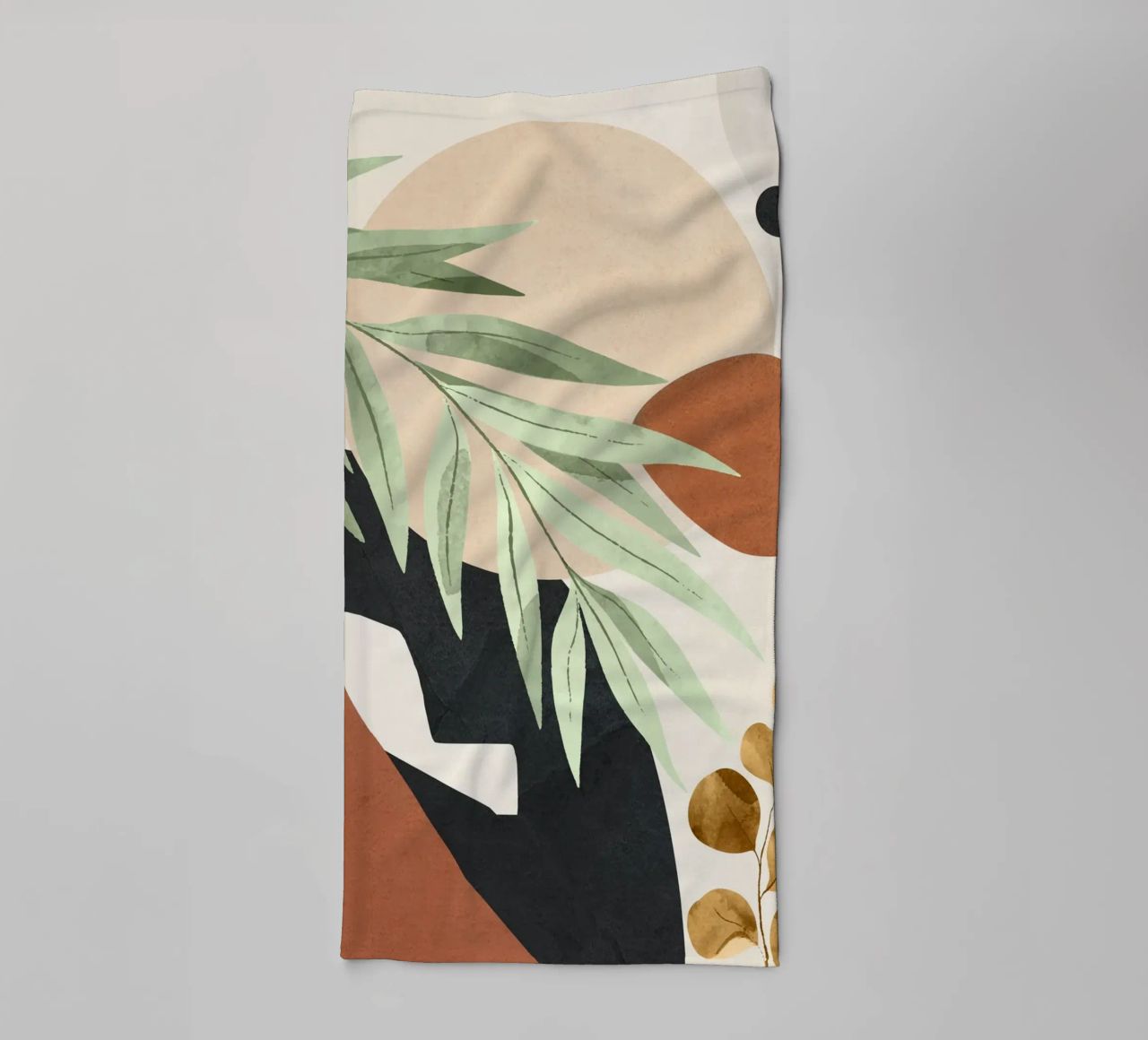 Branches and Leaves in an Abstraction 01 towel by cityart