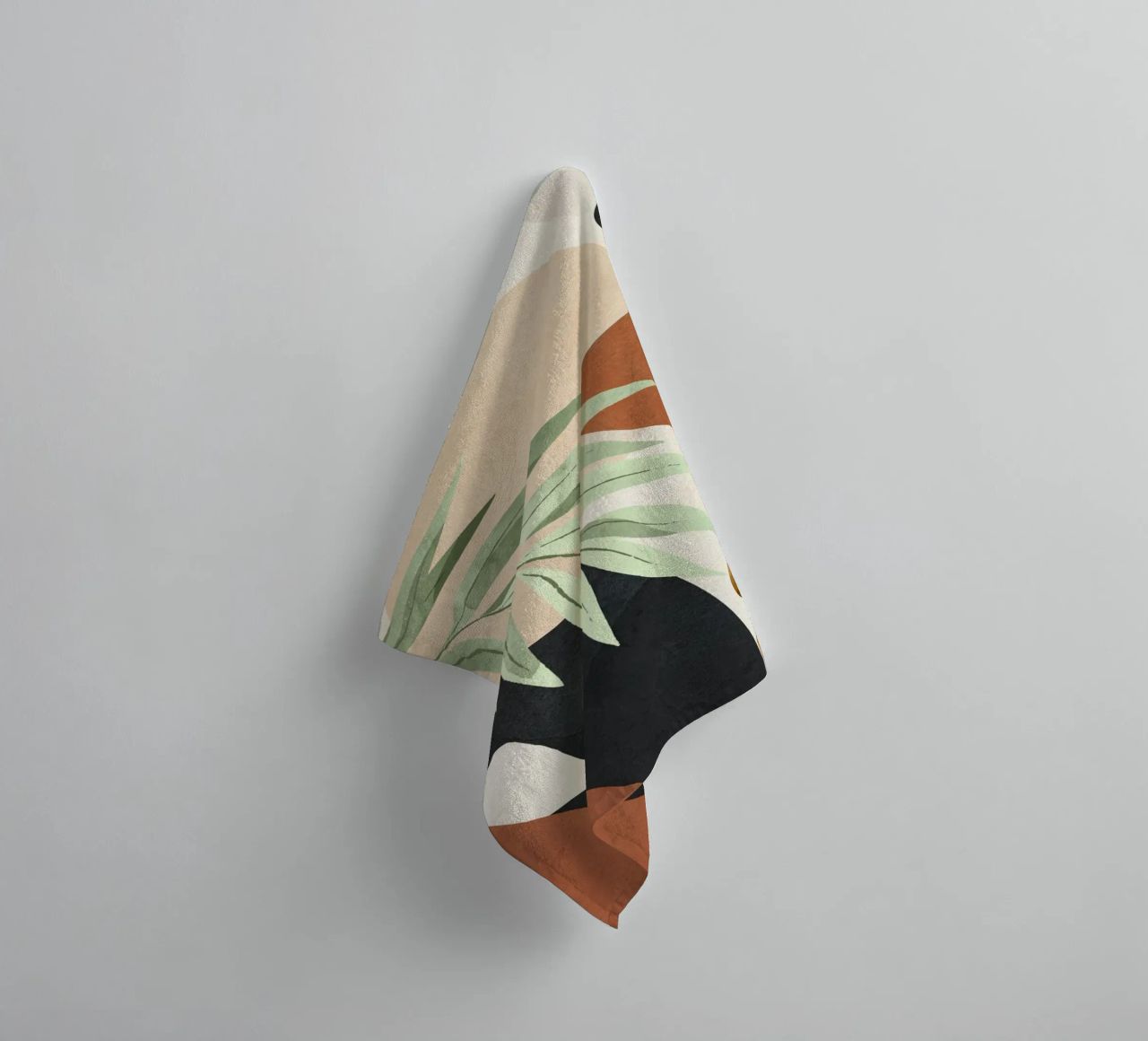 Branches and Leaves in an Abstraction 01 towel by cityart