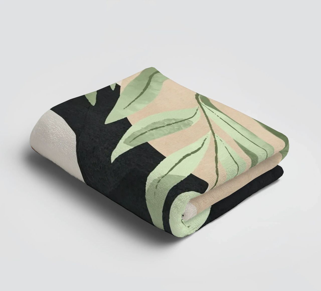 Branches and Leaves in an Abstraction 01 towel by cityart