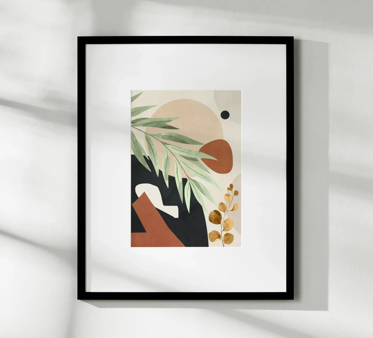 Branches and Leaves in an Abstraction 01 Poster von cityart