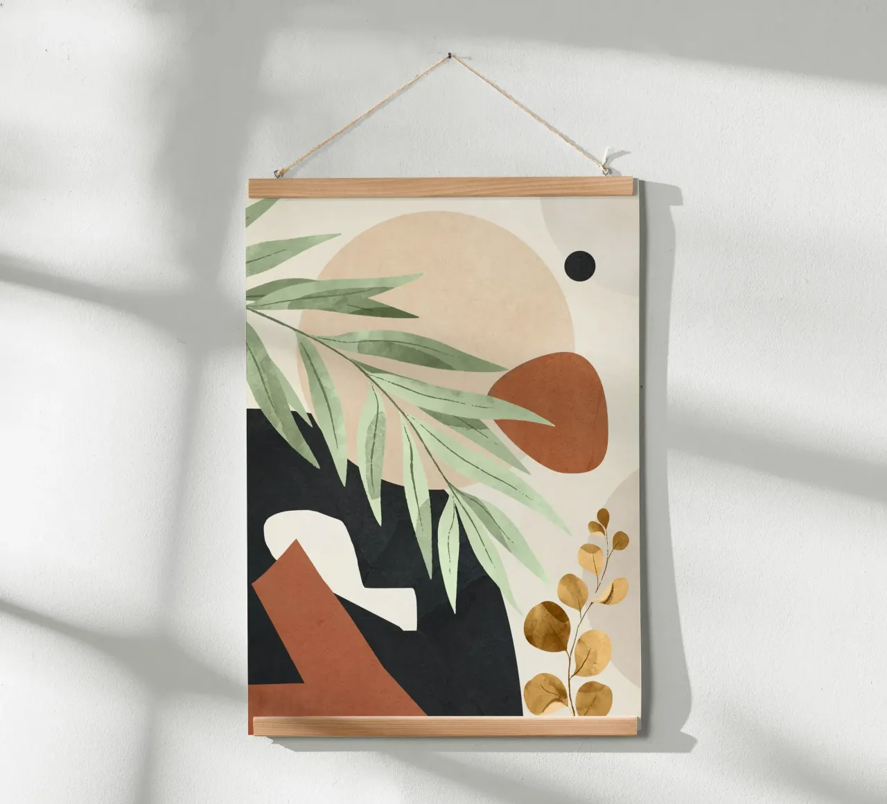 Branches and Leaves in an Abstraction 01 Poster von cityart