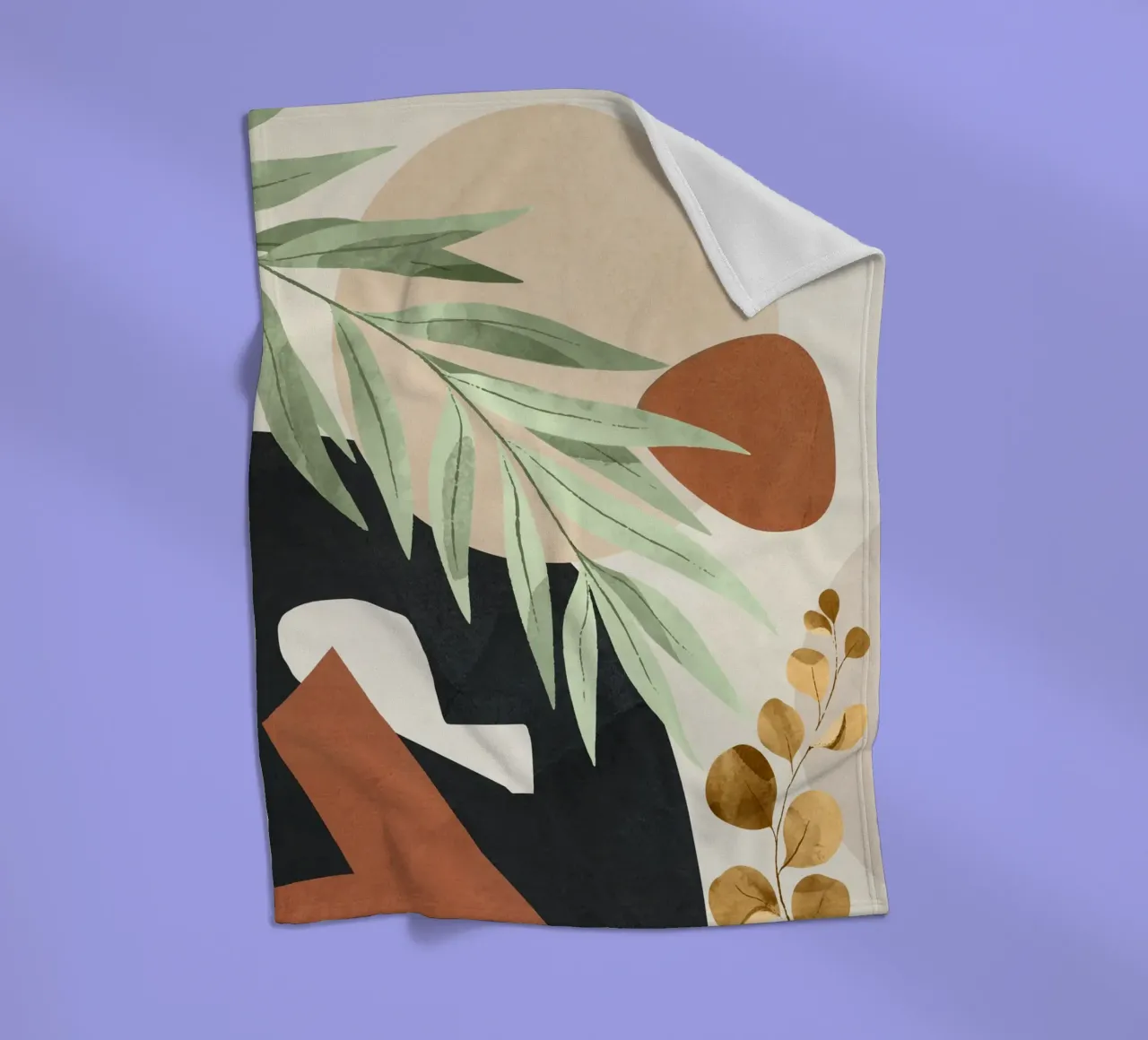 Branches and Leaves in an Abstraction 01 coperta in pile da cityart