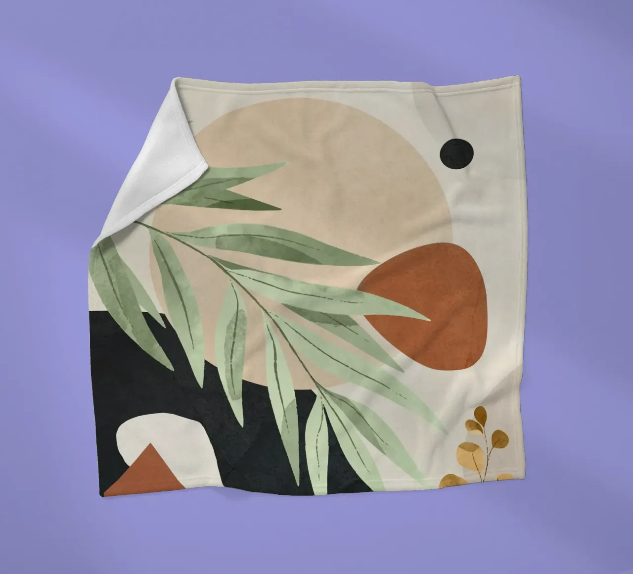 Branches and Leaves in an Abstraction 01 coperta in pile da cityart