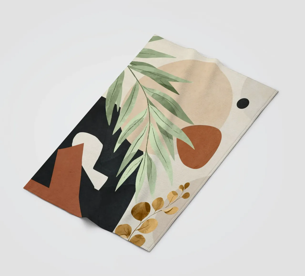 Branches and Leaves in an Abstraction 01 coperta in pile da cityart