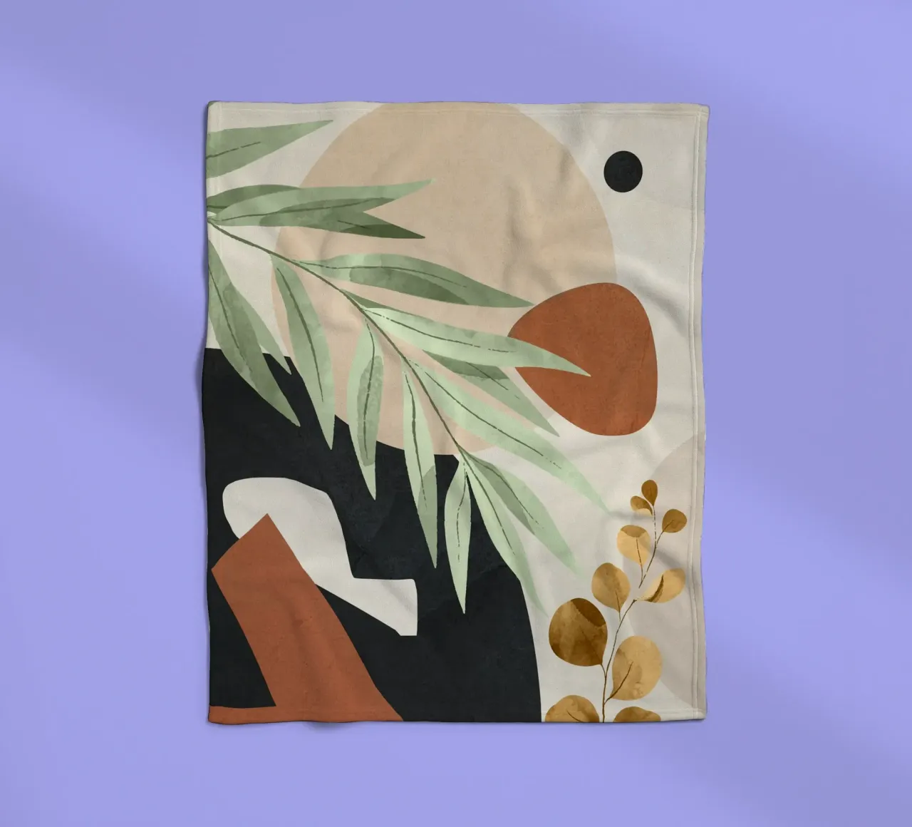 Branches and Leaves in an Abstraction 01 coperta in pile da cityart