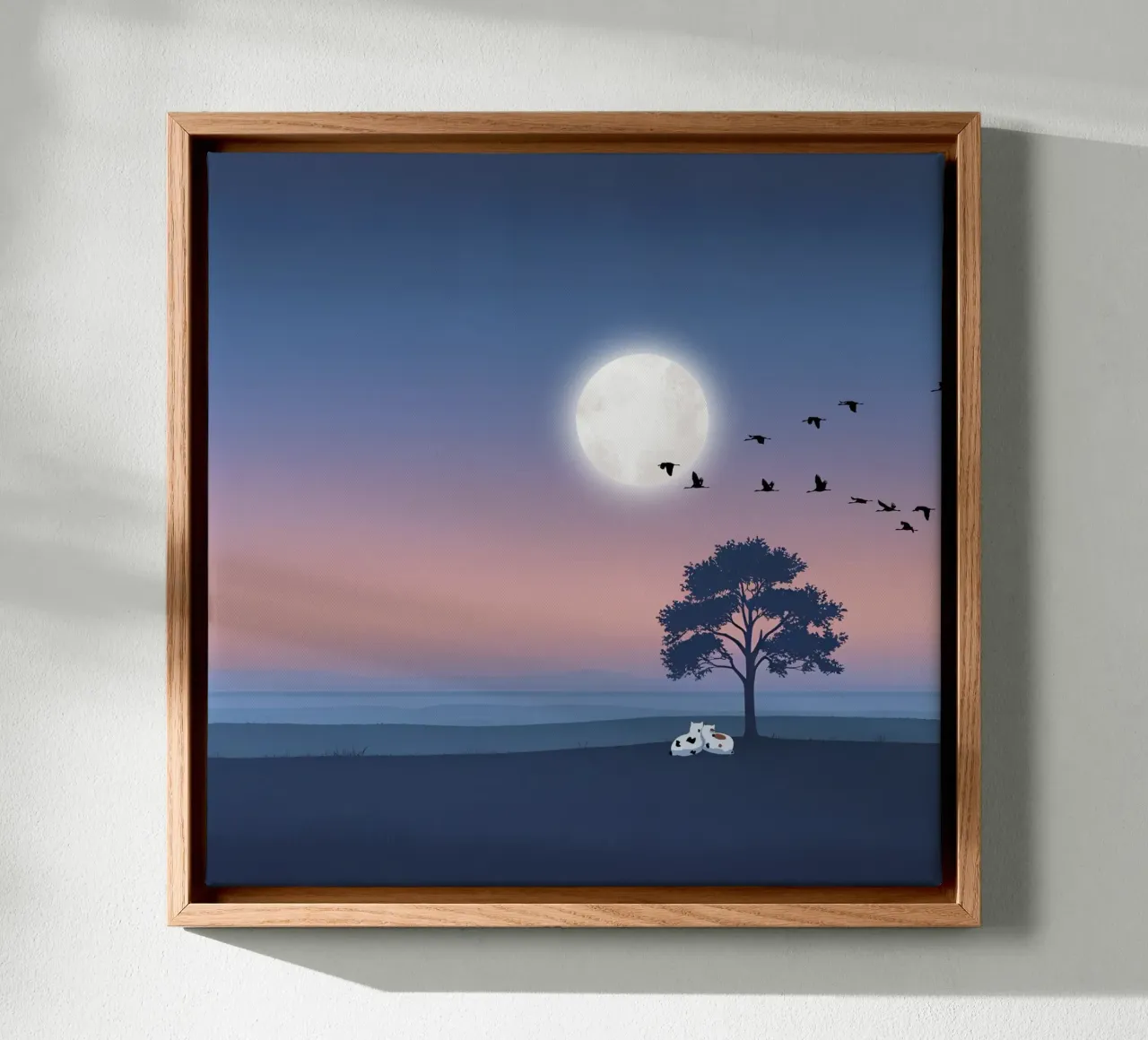 moonight with calm canvas by cofa home