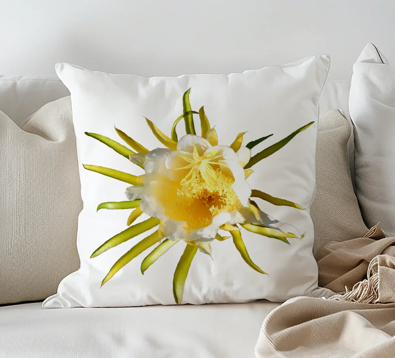 Fiore macro cuscino da Bold Blooms