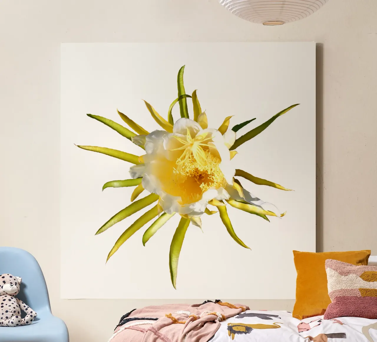 Fiore macro tela con Cornice a cassetta da Bold Blooms