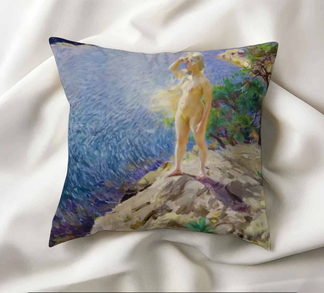 In the Skerries di Anders Zorn cuscino da Venus Art