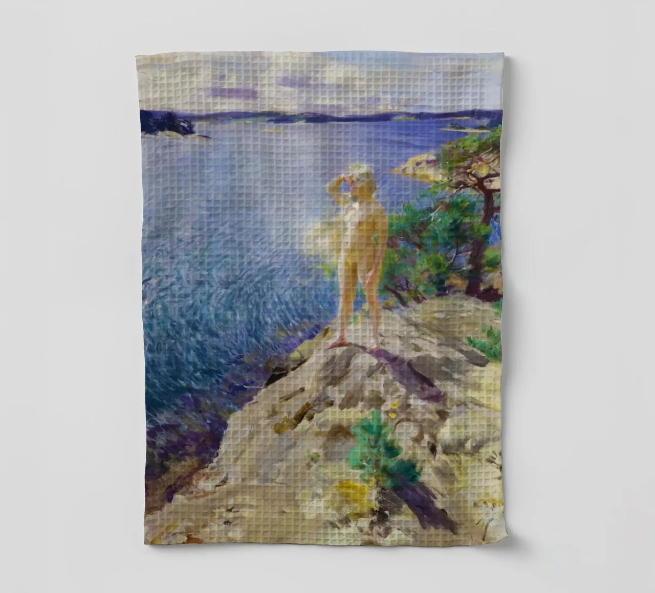 In the Skerries di Anders Zorn canovaccio da cucina da Venus Art