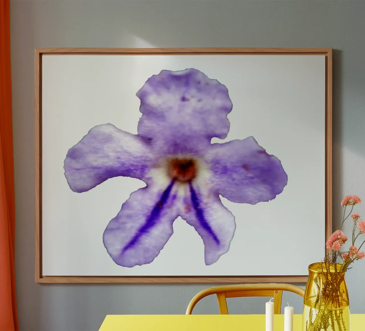 Fiore macro alluminio dibond da Bold Blooms