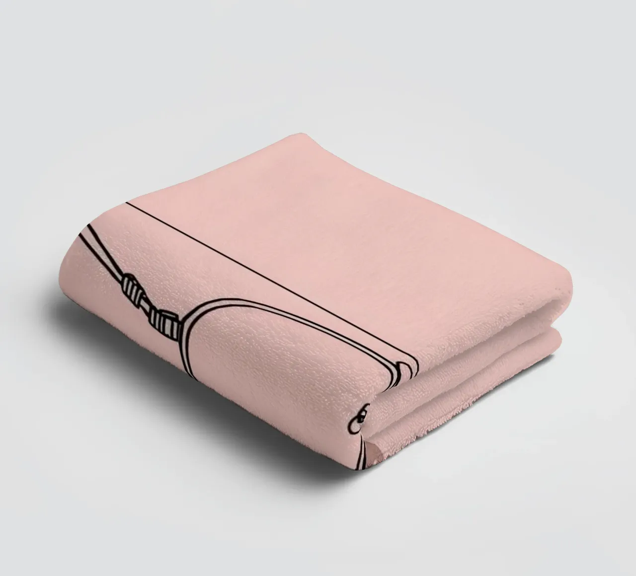 Stylish eyewear captured on a minimalistic pink background towel by DesignDoodle