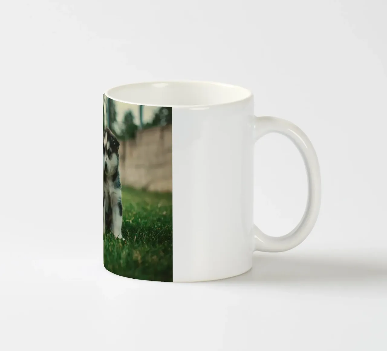 cuccioli doppi tazza in ceramica da animal story home