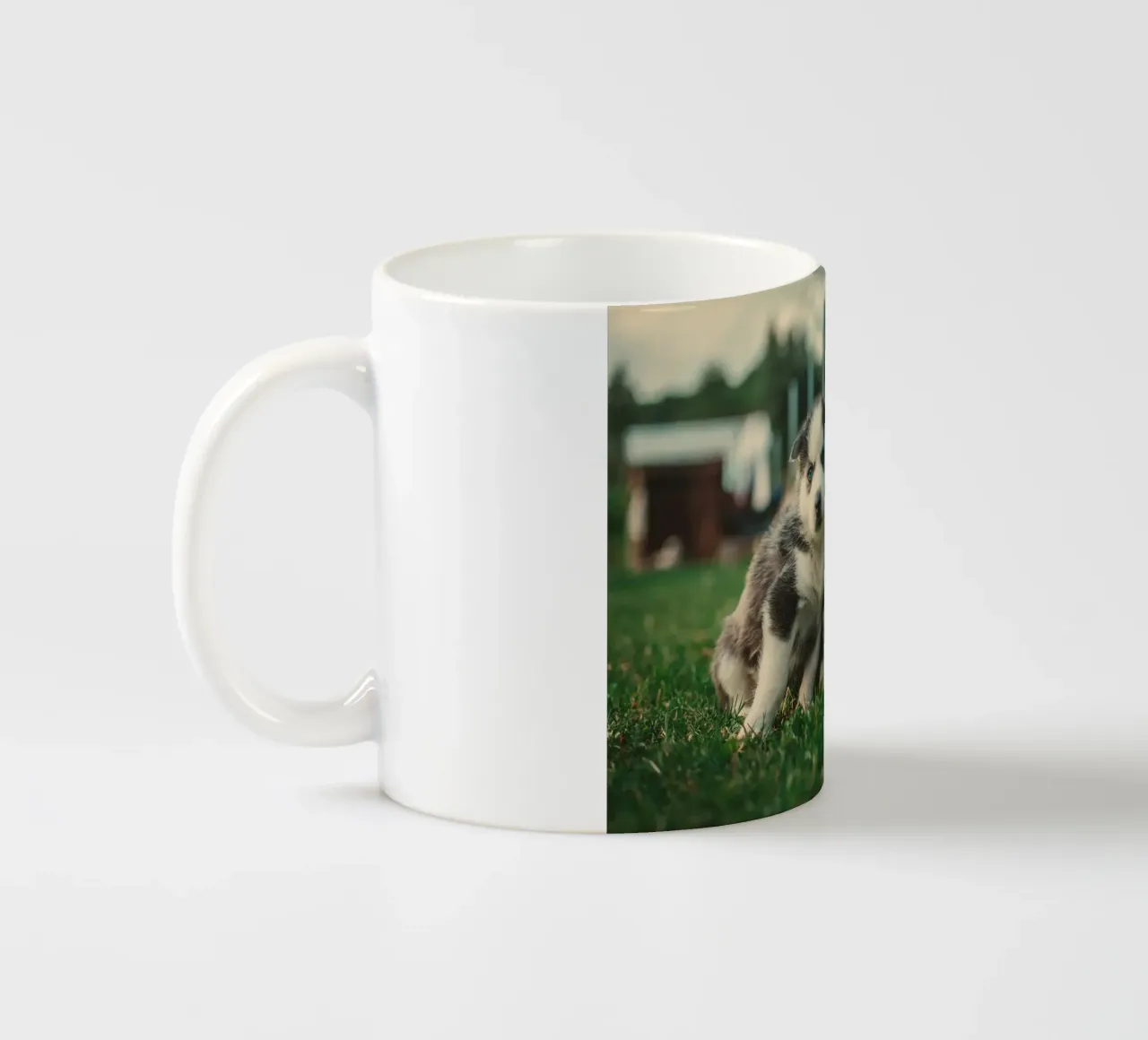 cuccioli doppi tazza in ceramica da animal story home