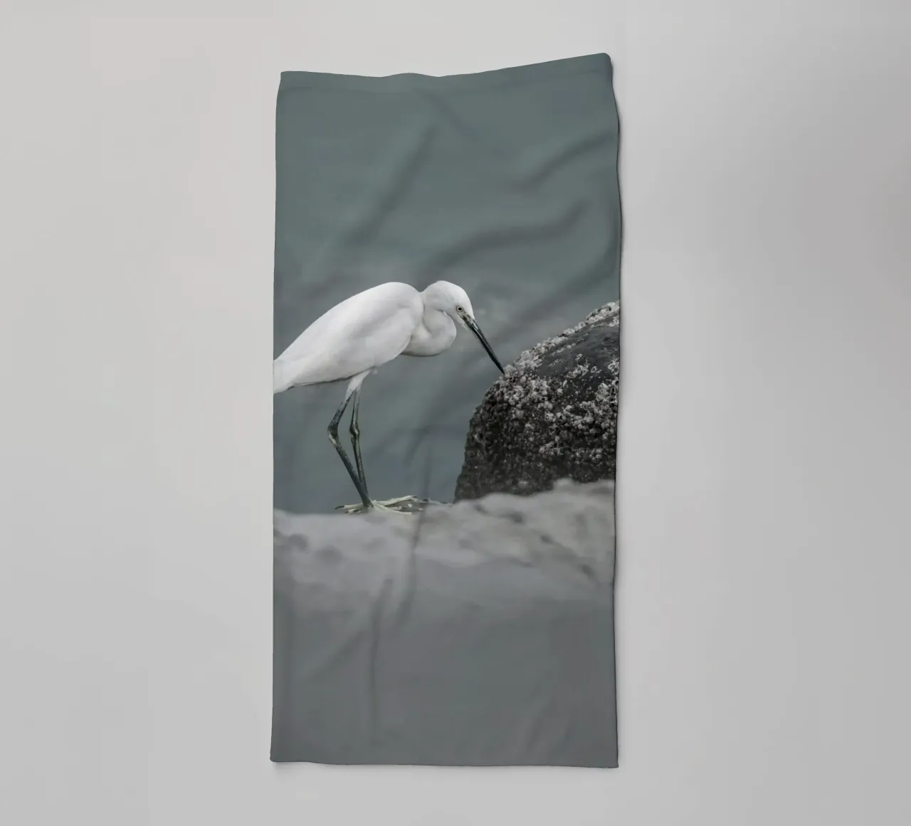 garzetta uccello fauna selvatica asciugamano da bagno da animal story home