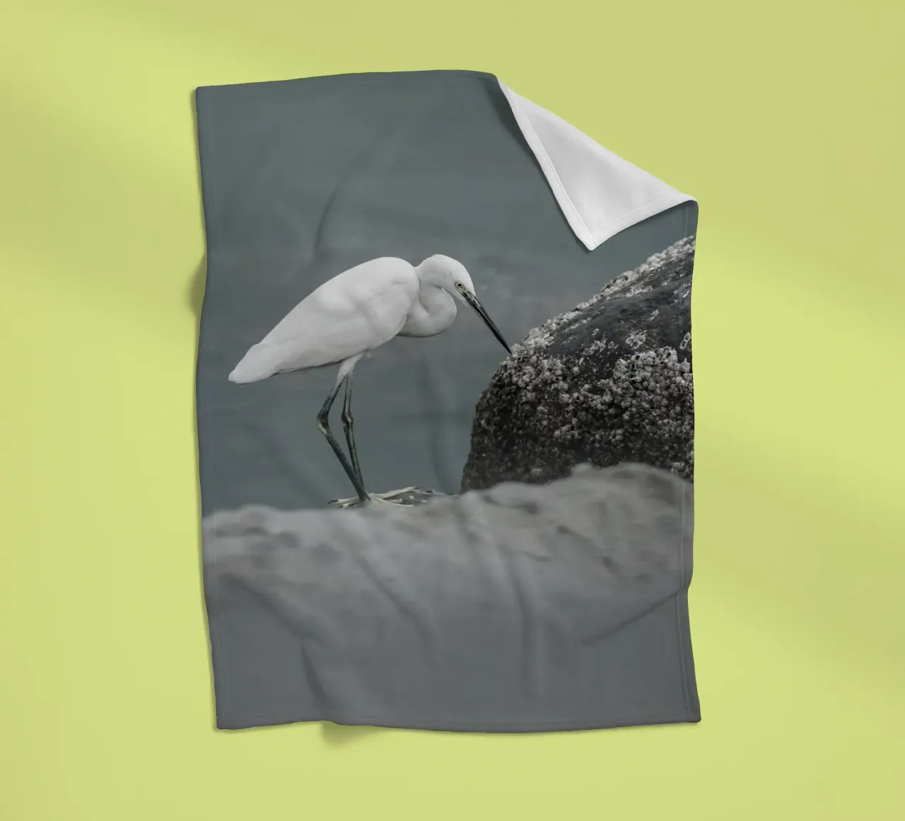 garzetta uccello fauna selvatica coperta in pile da animal story home