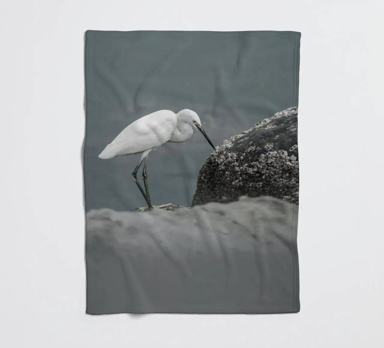 garzetta uccello fauna selvatica coperta in pile da animal story home