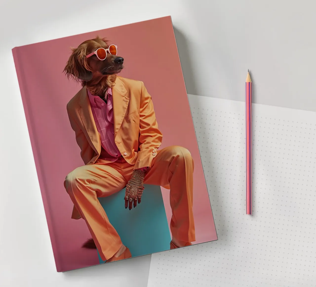 Cool Setter notebook by Chic Creatures