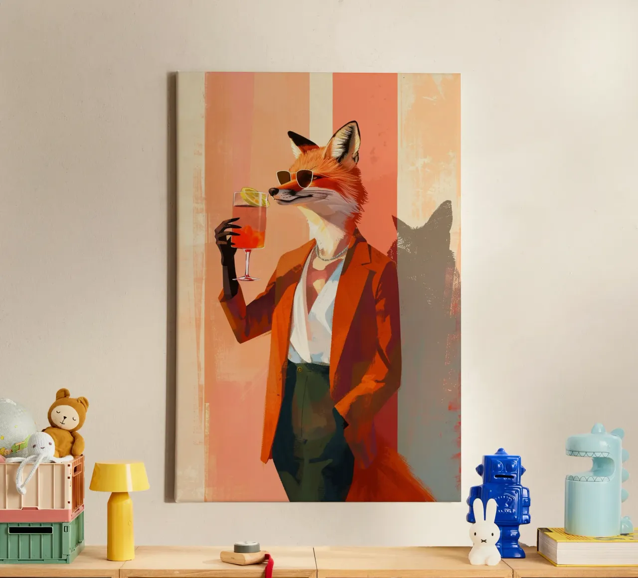 The Spritz Gentleman tela con Cornice a cassetta da Chic Creatures
