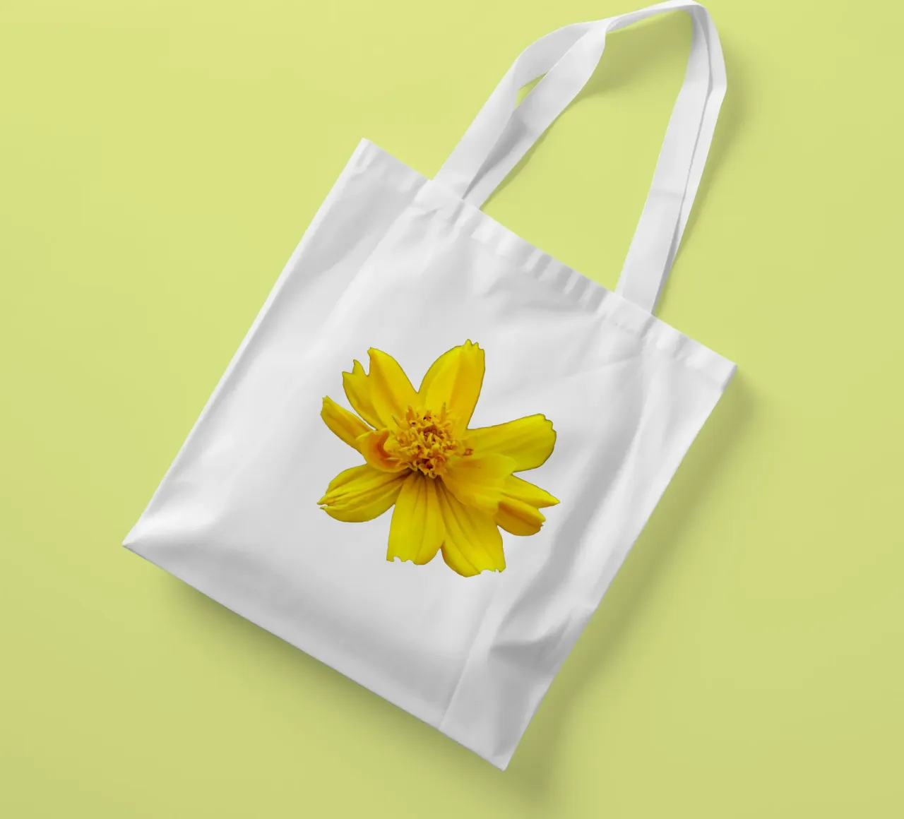 Fiore macro borsa in juta da Bold Blooms
