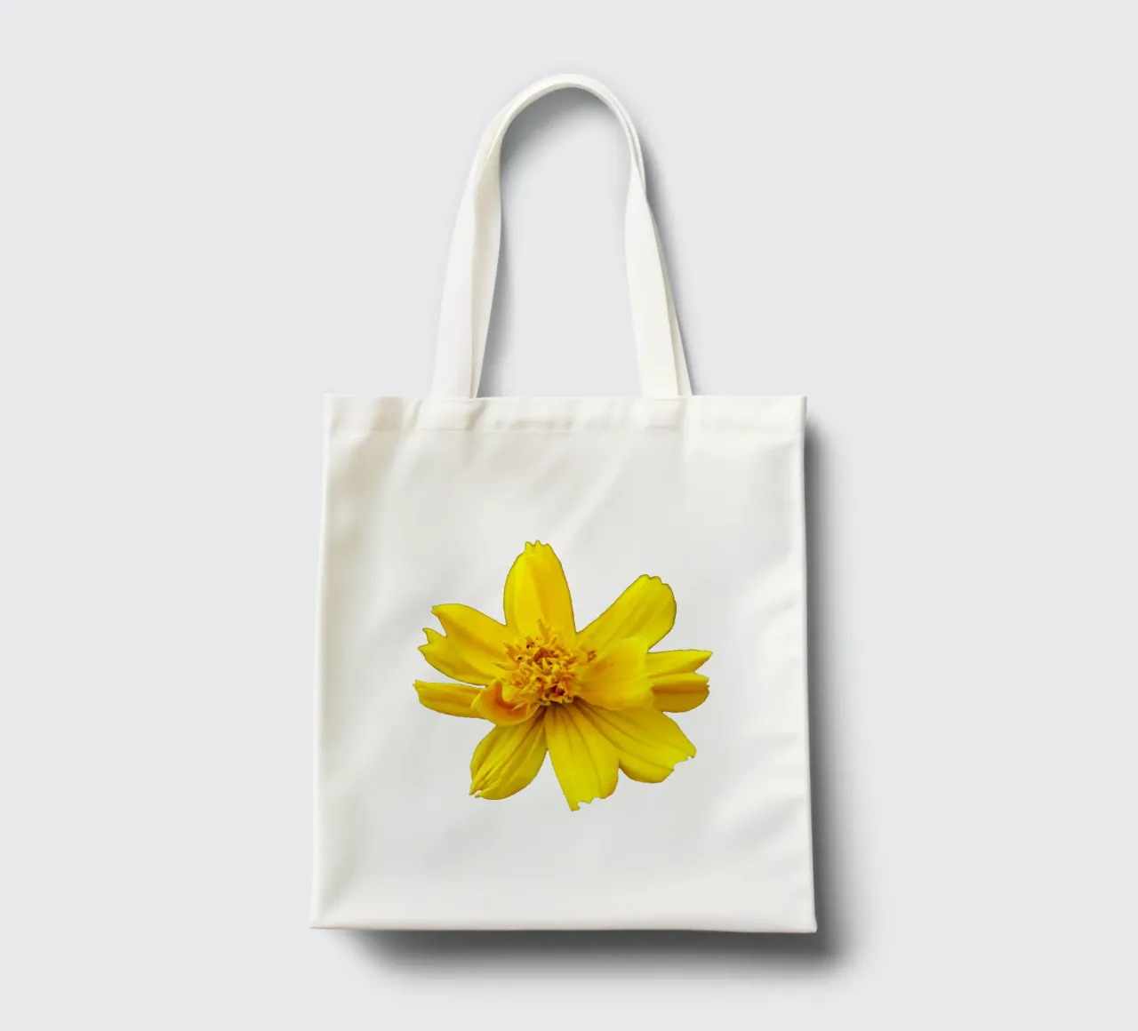 Fiore macro borsa in juta da Bold Blooms