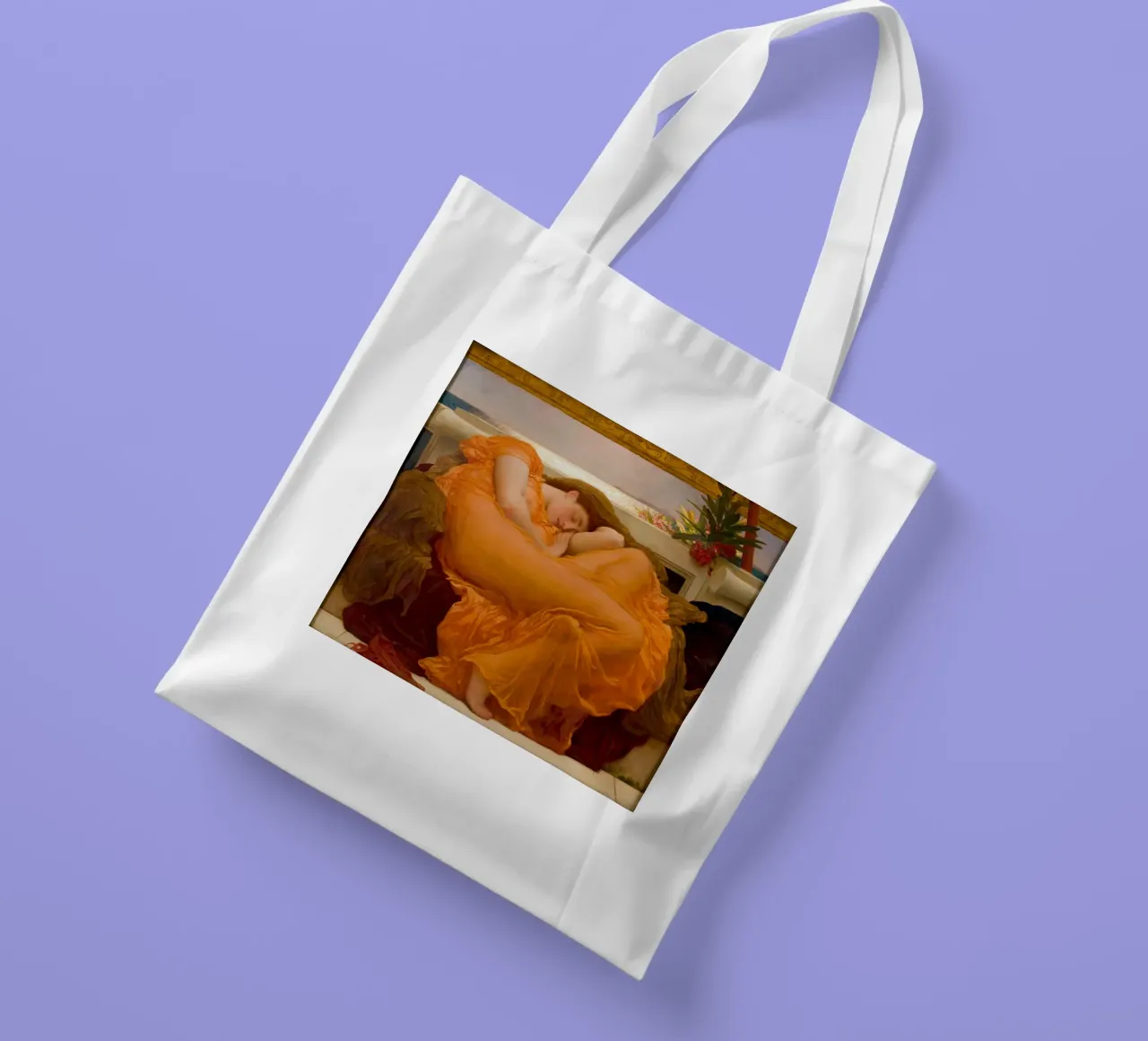 Flaming June par Frederic Lord Leighton tote bag de Art History