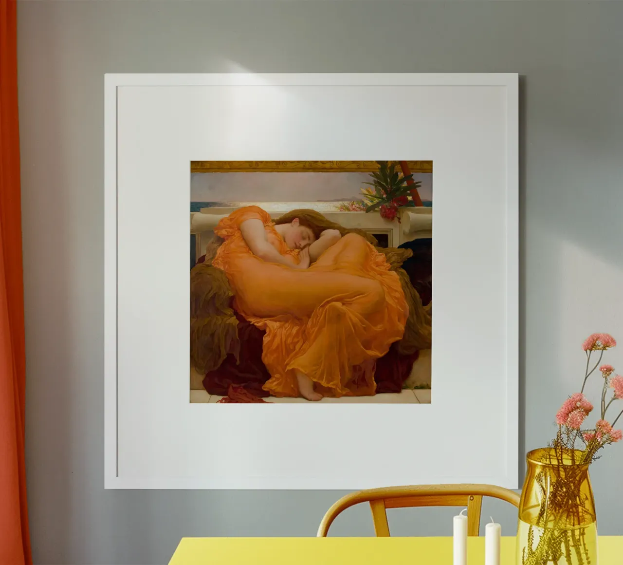 Flaming June de Frederic Lord Leighton hahnemühle de Art History