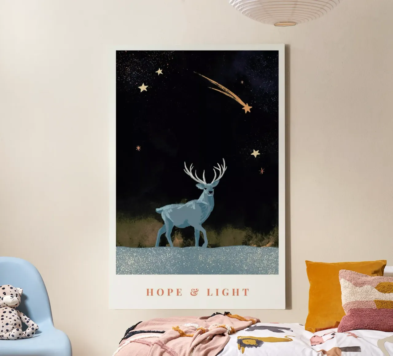 Hope & Light canvas by Goed Blauw