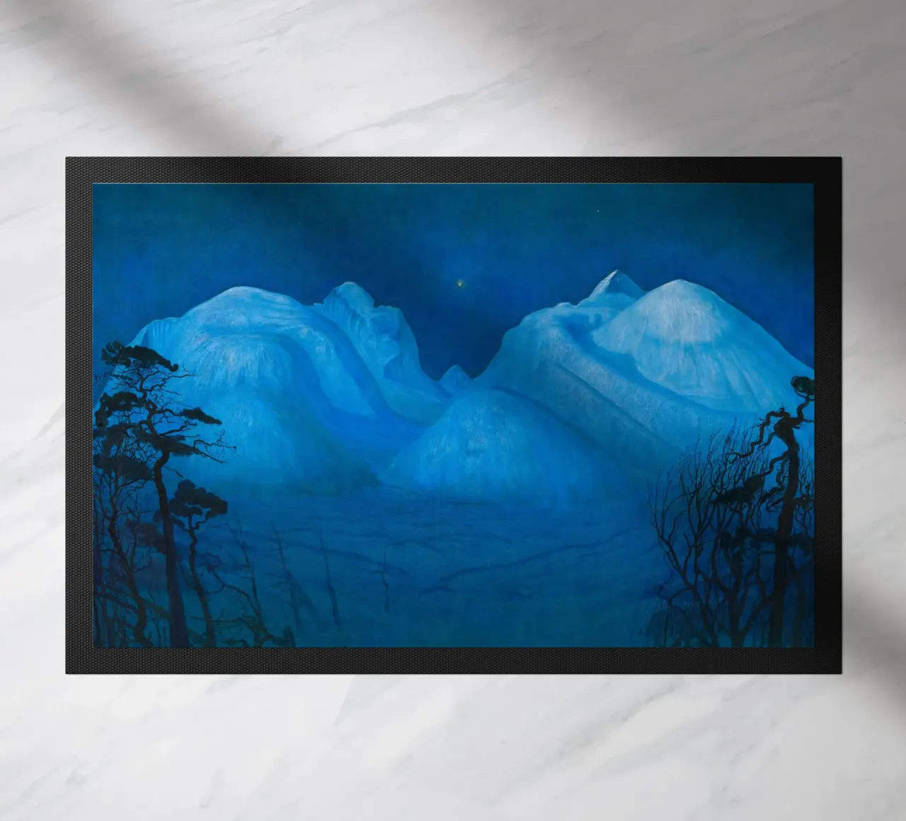 Notte d'inverno in montagna di Harald Sohlberg zerbino da Venus Art