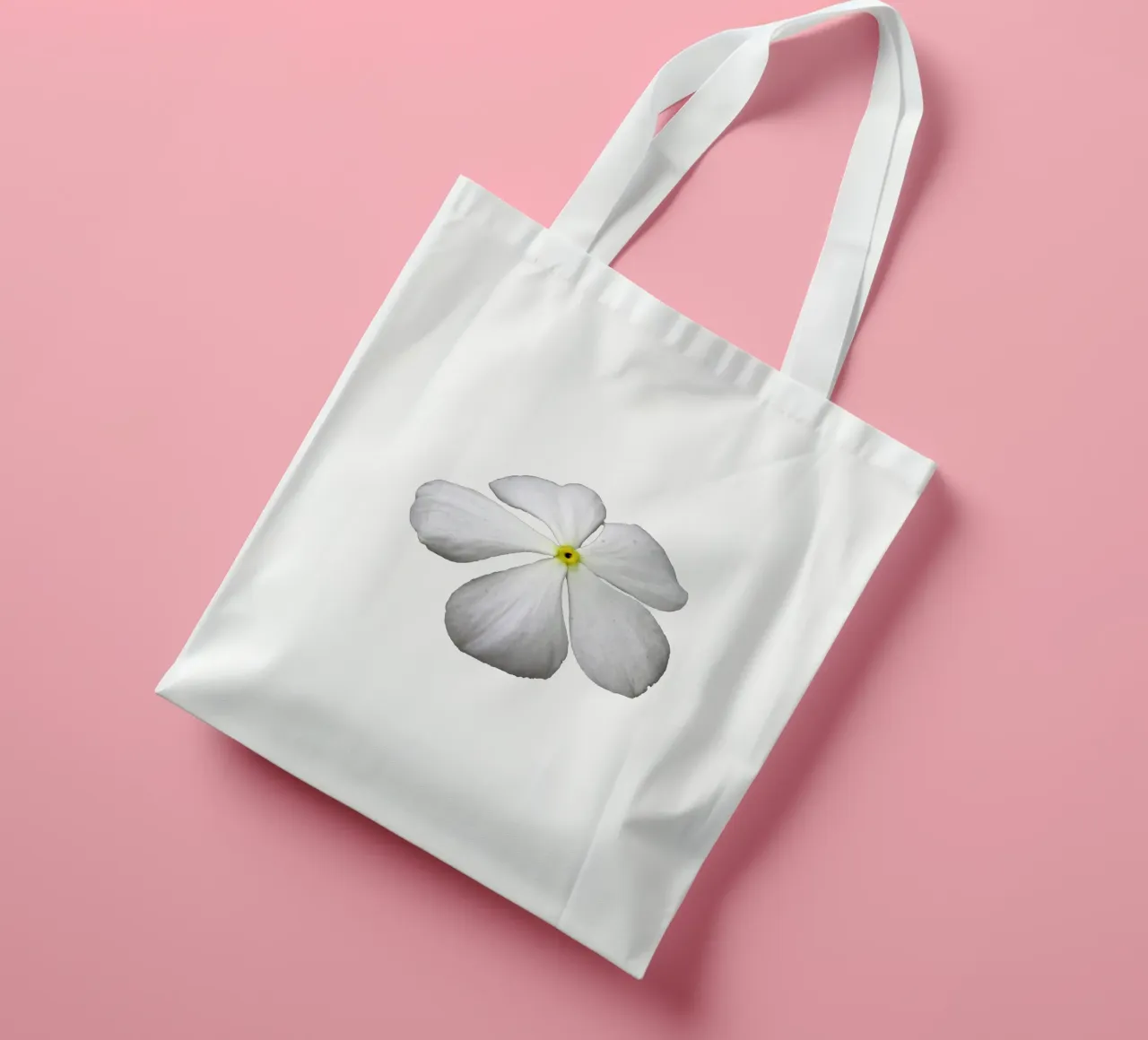 Fiore macro borsa in juta da Bold Blooms