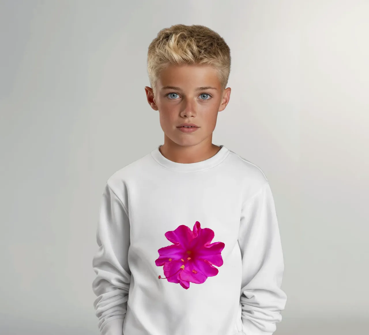 Fiore macro felpa bambino da Bold Blooms