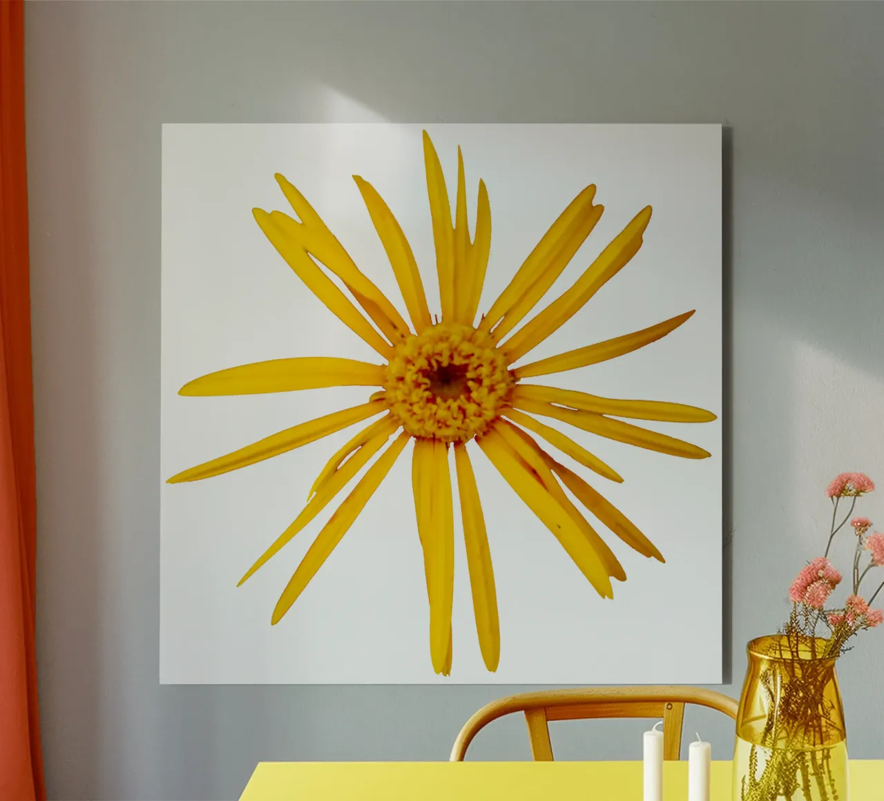 Fiore macro alluminio dibond da Bold Blooms