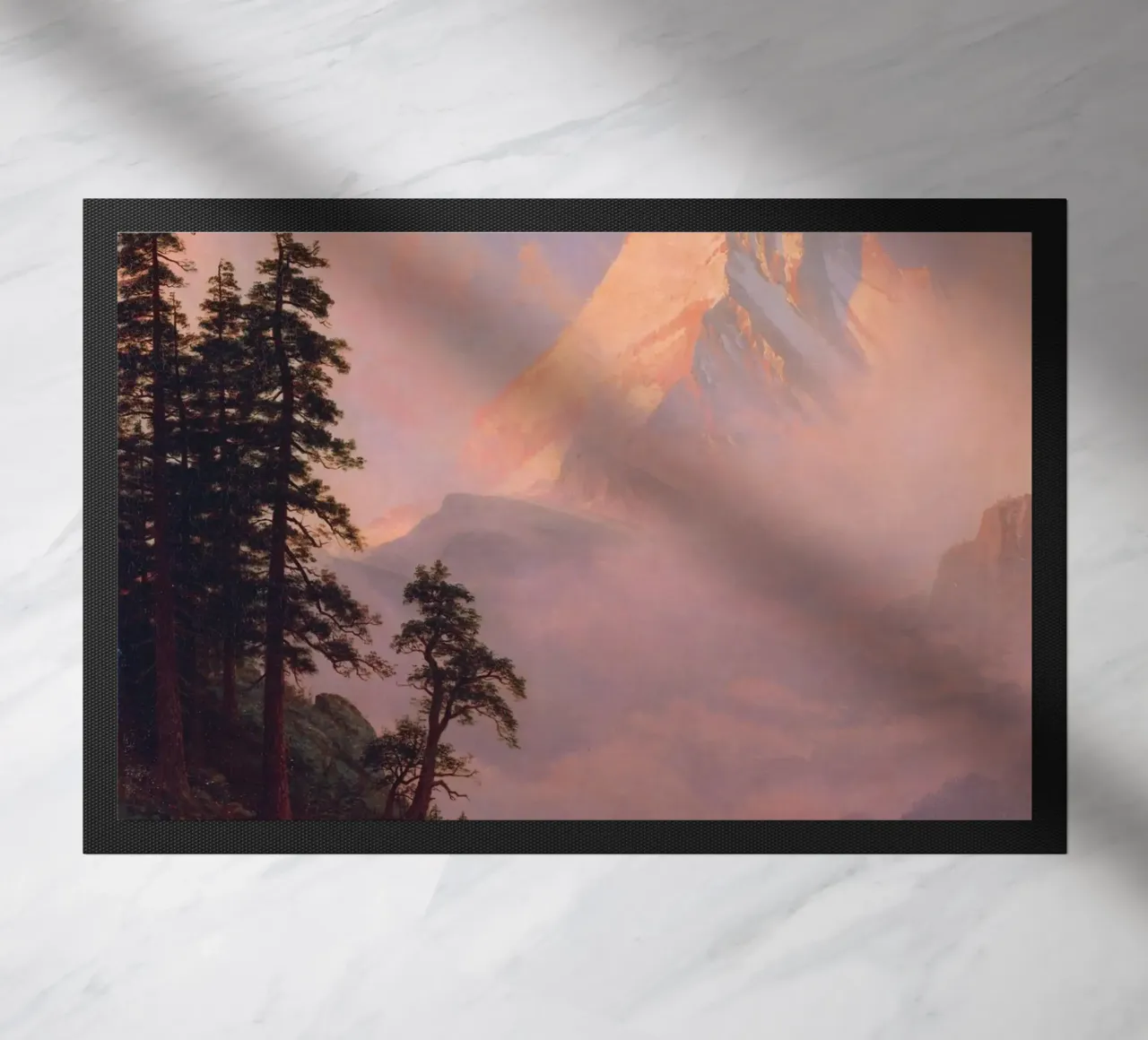 L'alba sul Cervino di Albert Bierstadt zerbino da Venus Art