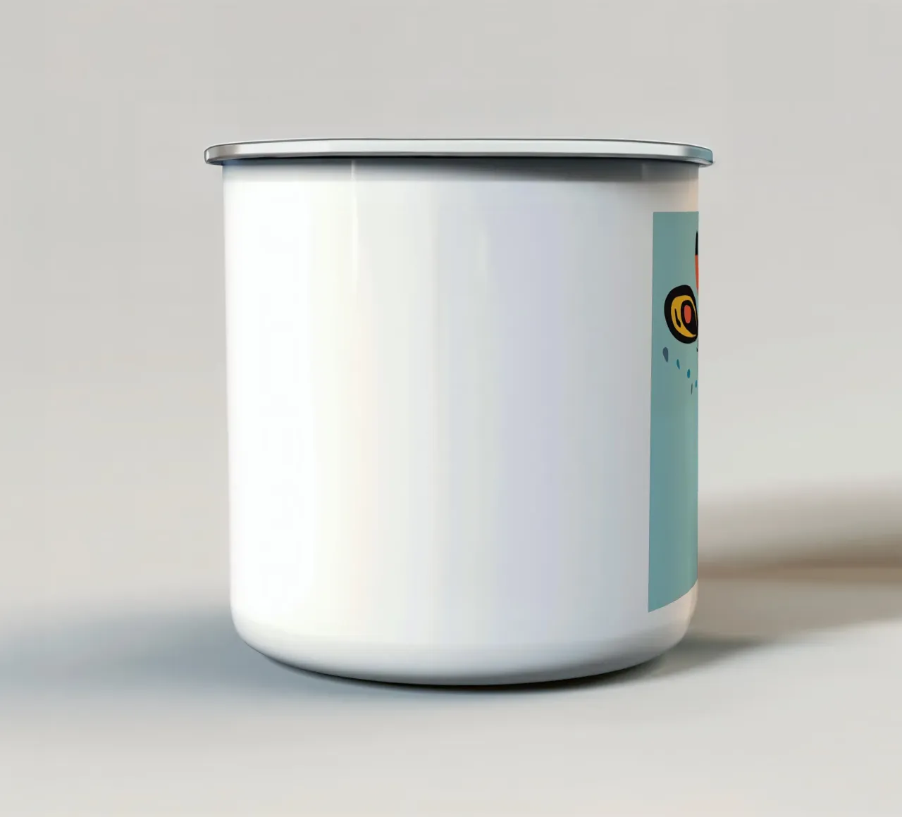 Arte da parete di Imagine tazza in smalto da Imagine
