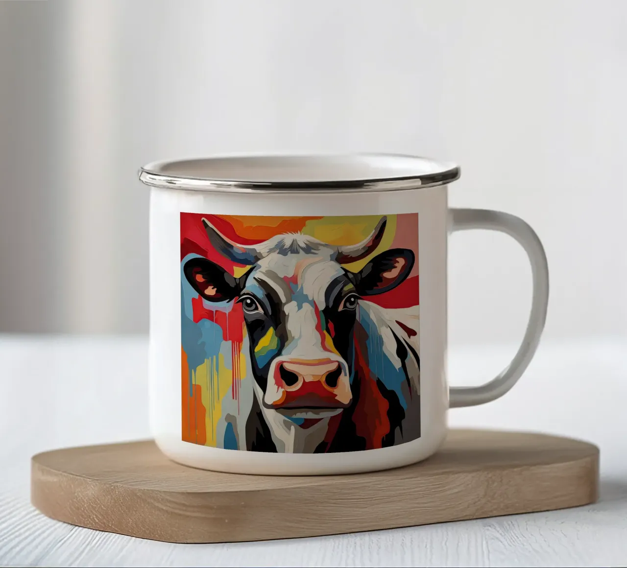 Arte da parete di Imagine tazza in smalto da Imagine