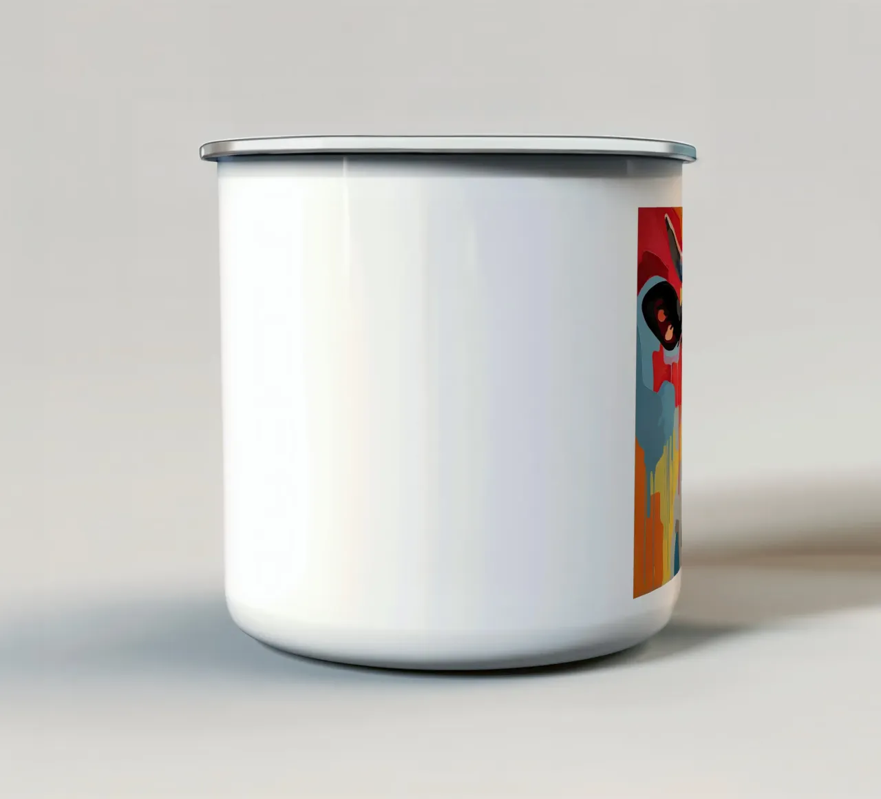 Arte da parete di Imagine tazza in smalto da Imagine